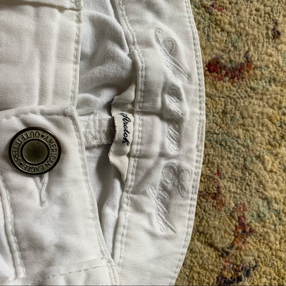 WHITE American eagle jeggings size 00